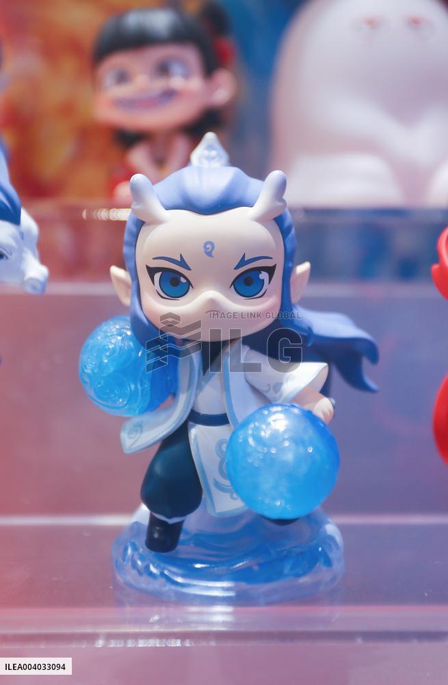 Film Ne Zha 2 Blind Box Display at POP MART Store