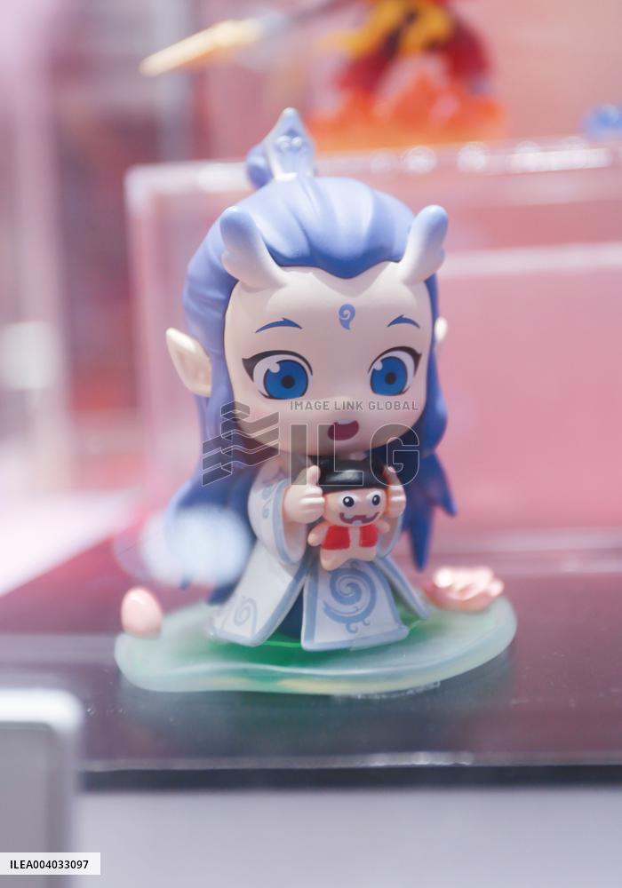 Film Ne Zha 2 Blind Box Display at POP MART Store