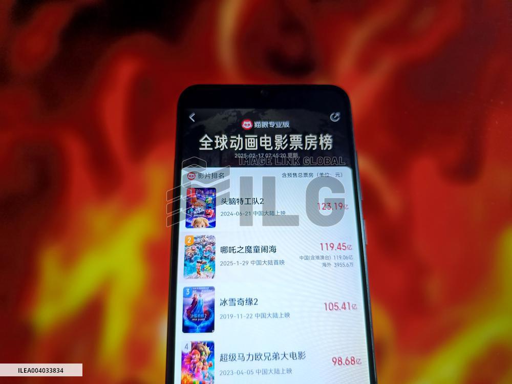 Illustration Global Animation Box Office Chart