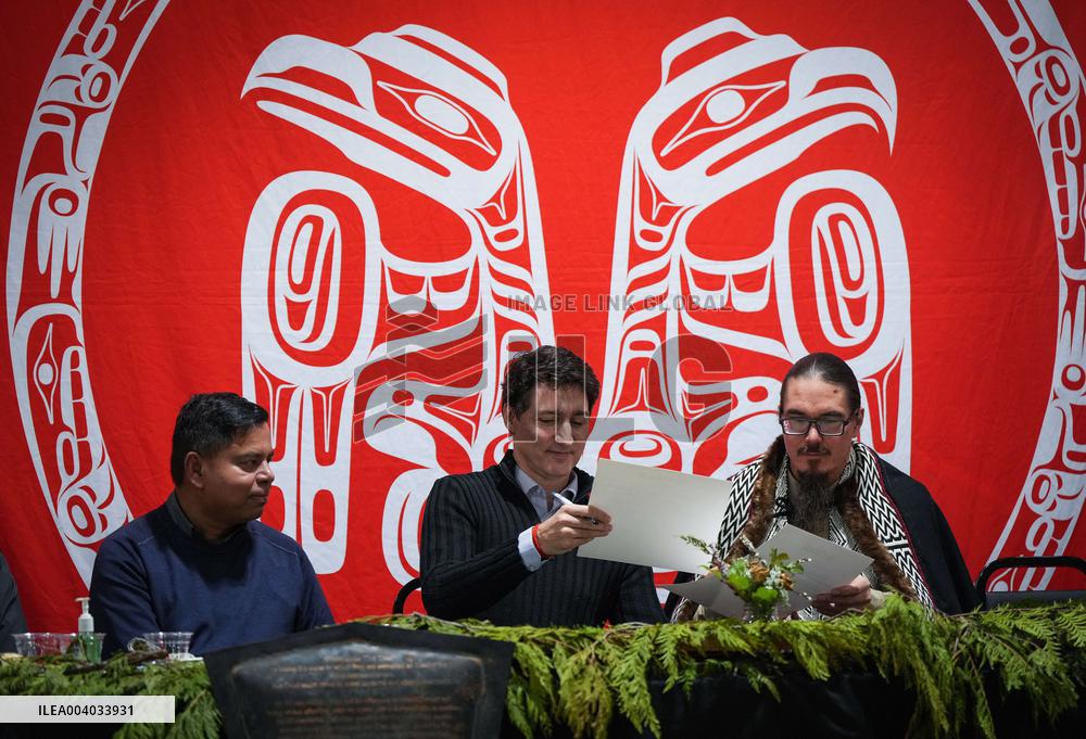 Trudeau Honours Haida Nation’s Land Title Recognition - Haida Gwaii