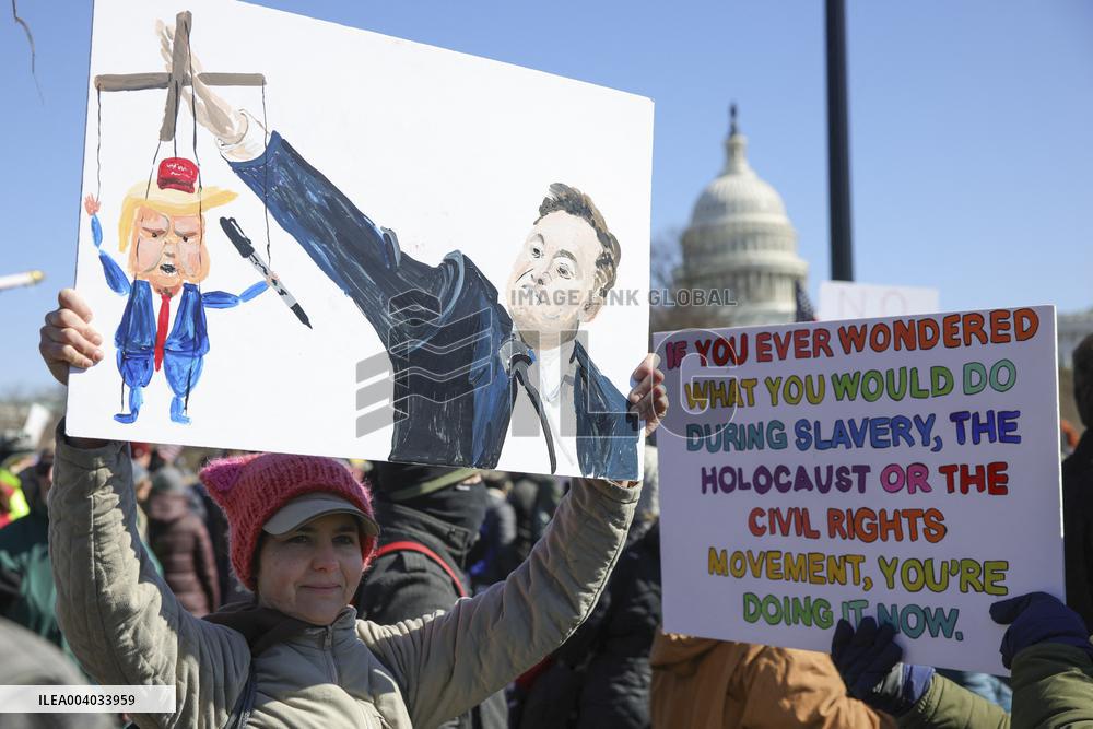 Anti-Trump Protest - DC
