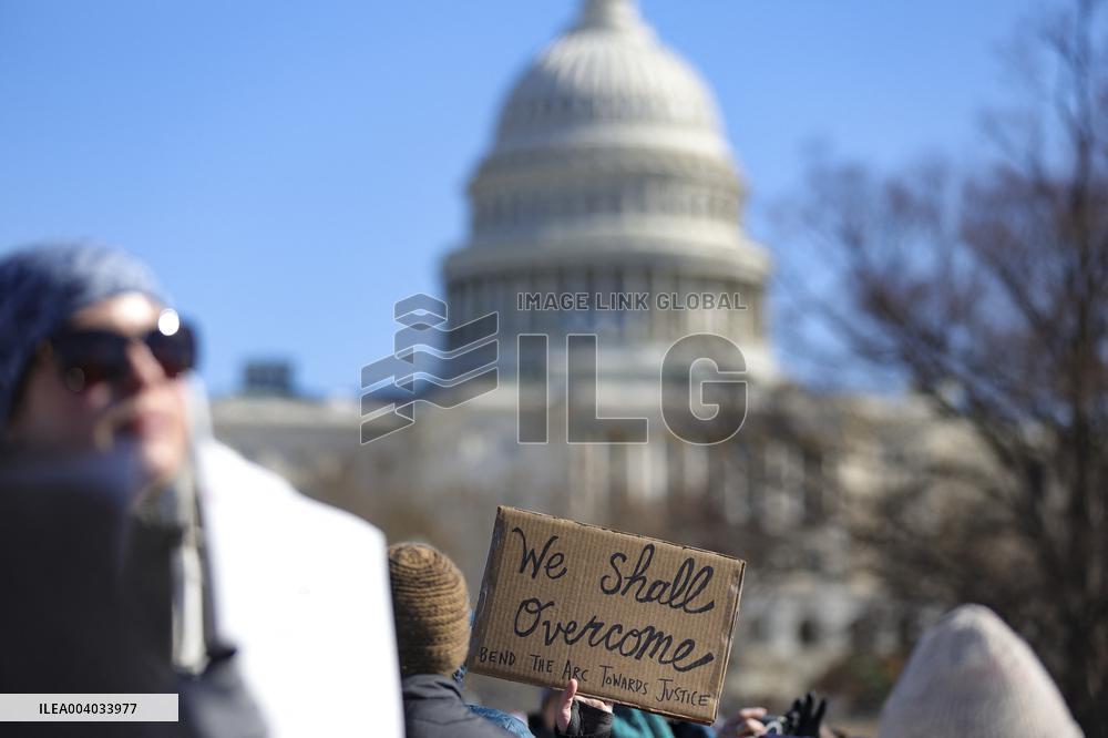 Anti-Trump Protest - DC
