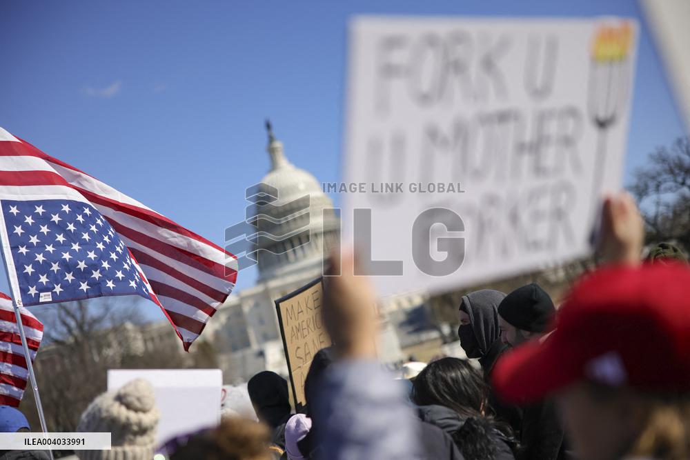 Anti-Trump Protest - DC