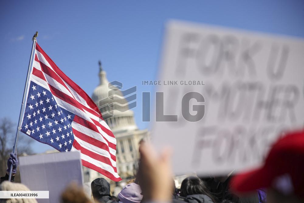 Anti-Trump Protest - DC