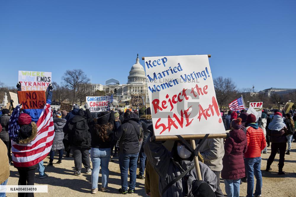Anti-Trump Protest - DC