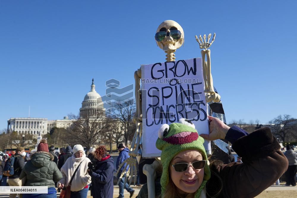 Anti-Trump Protest - DC