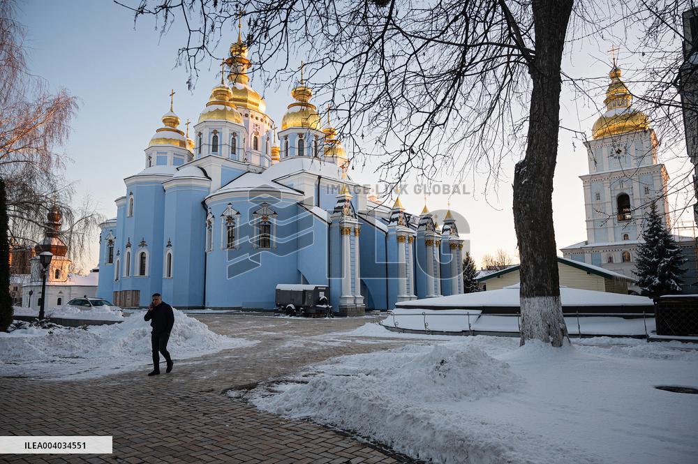 Kyiv in winter
