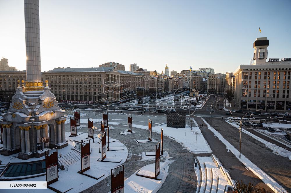 Kyiv in winter