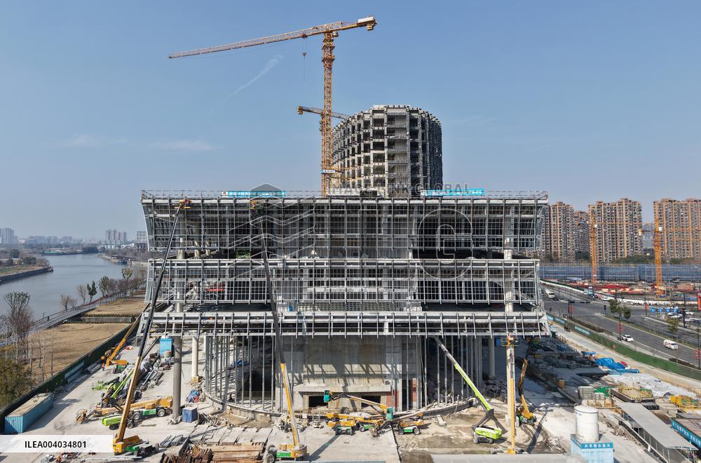 China Beijing-Hangzhou Grand Canal Museum Construction in Hangzhou