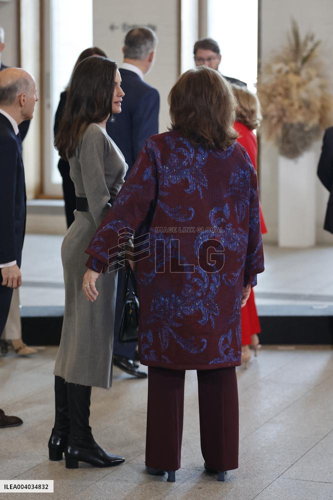Royals At Meeting With Royal Board Of Royal Collections - Madrid