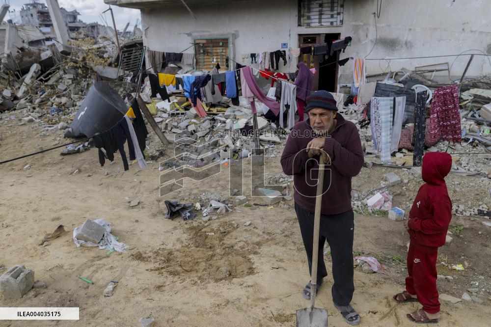 Northern Gaza In Ruins After 15 Months Of War