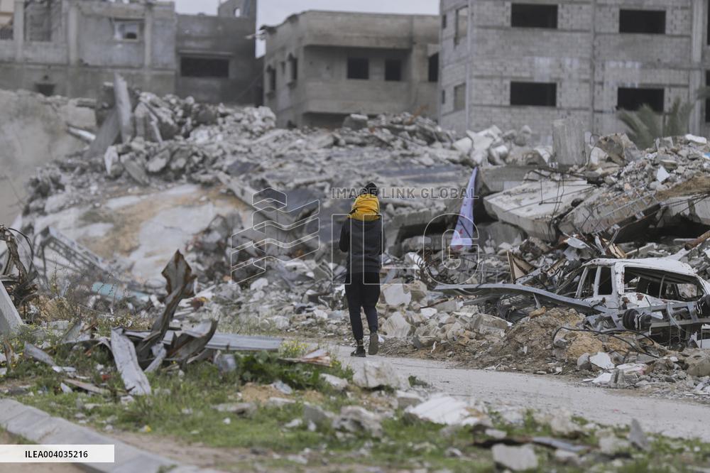 Northern Gaza In Ruins After 15 Months Of War