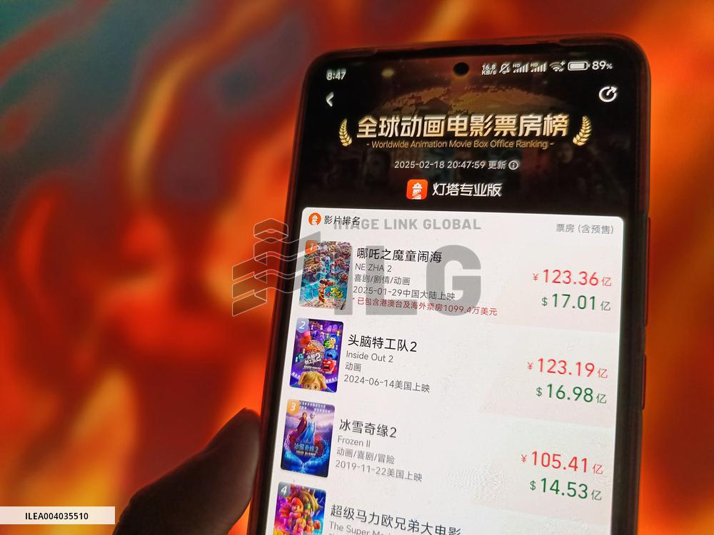 Illustration Ne Zha 2 Box Office