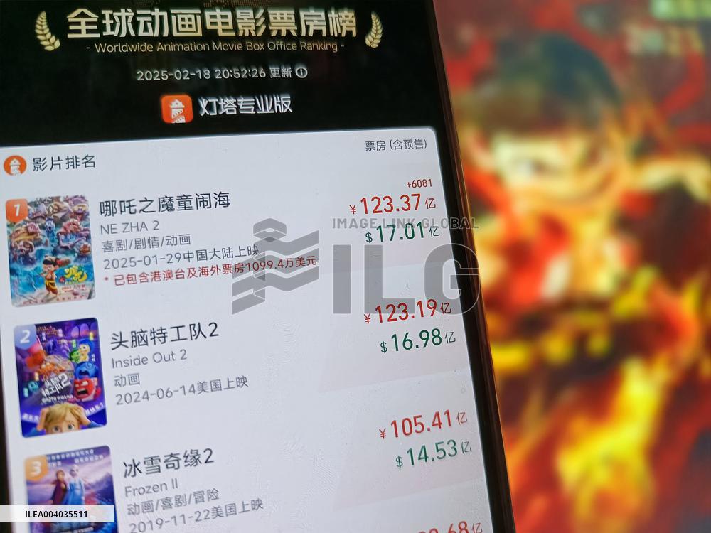 Illustration Ne Zha 2 Box Office