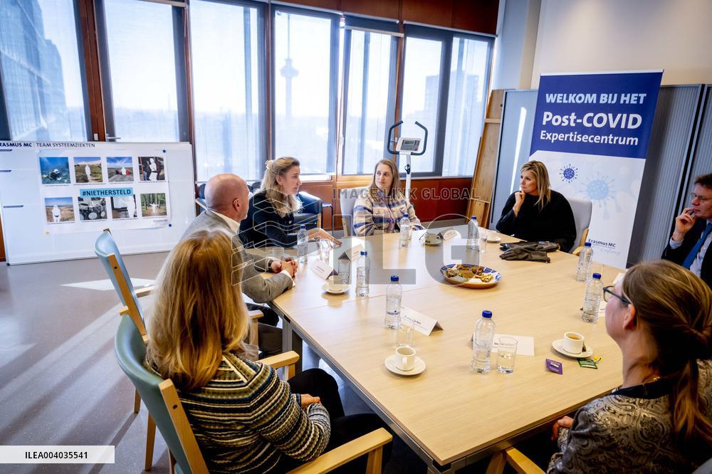 Queen Maxima Visits Post-COVID Expertise Center - Rotterdam