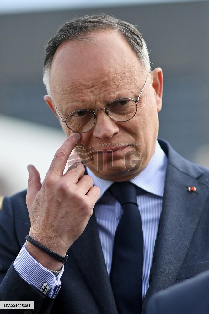 Marc Ferracci French Minister for Industry and Energy Visits Le Havre