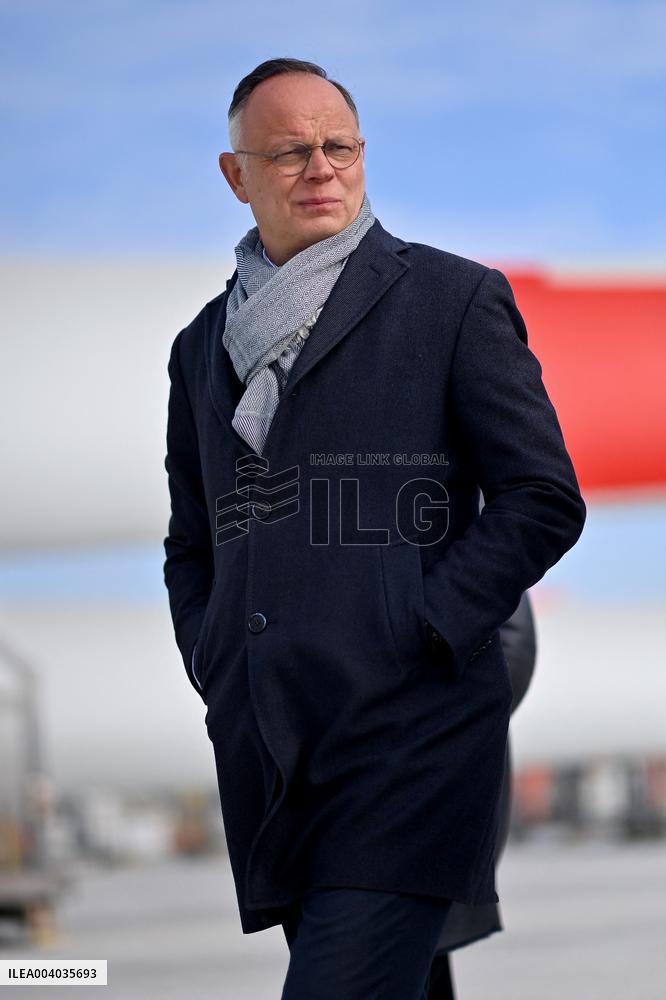 Marc Ferracci French Minister for Industry and Energy Visits Le Havre