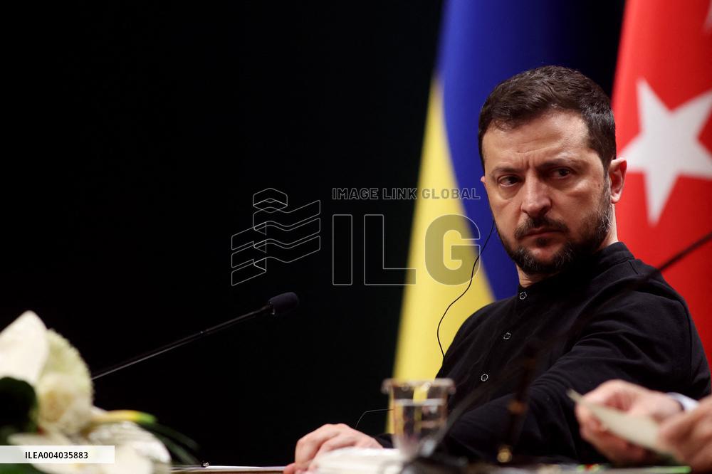 Zelensky And Erdogan Press Conference - Ankara