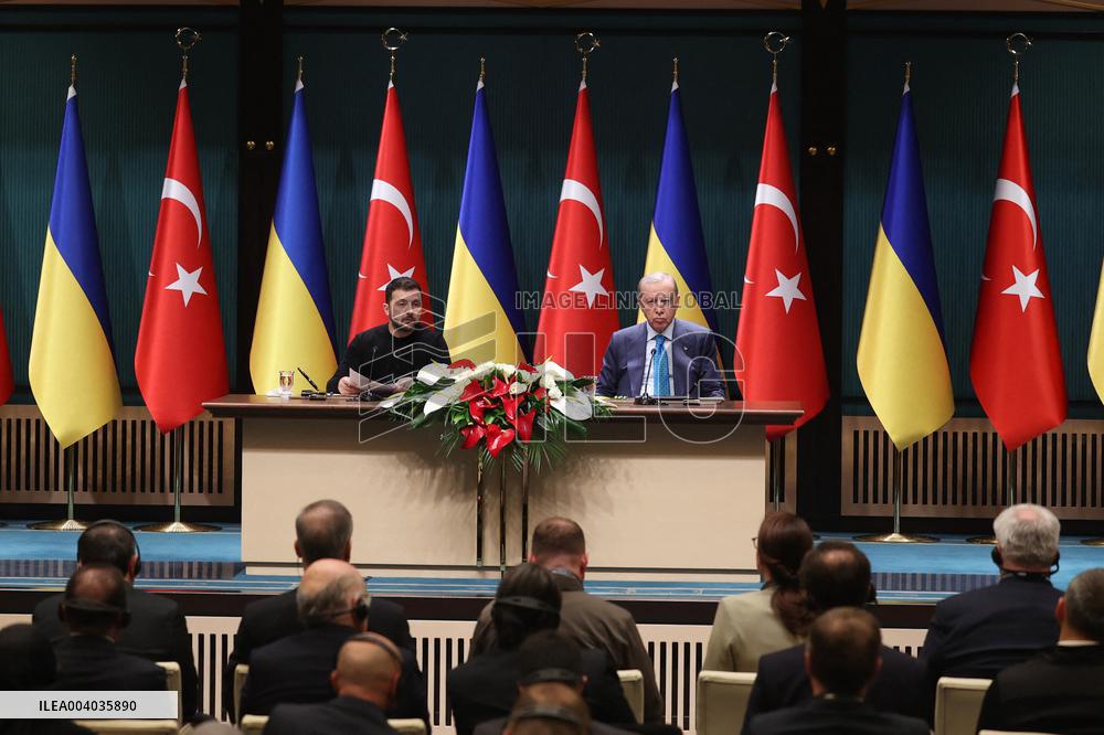 Zelensky And Erdogan Press Conference - Ankara