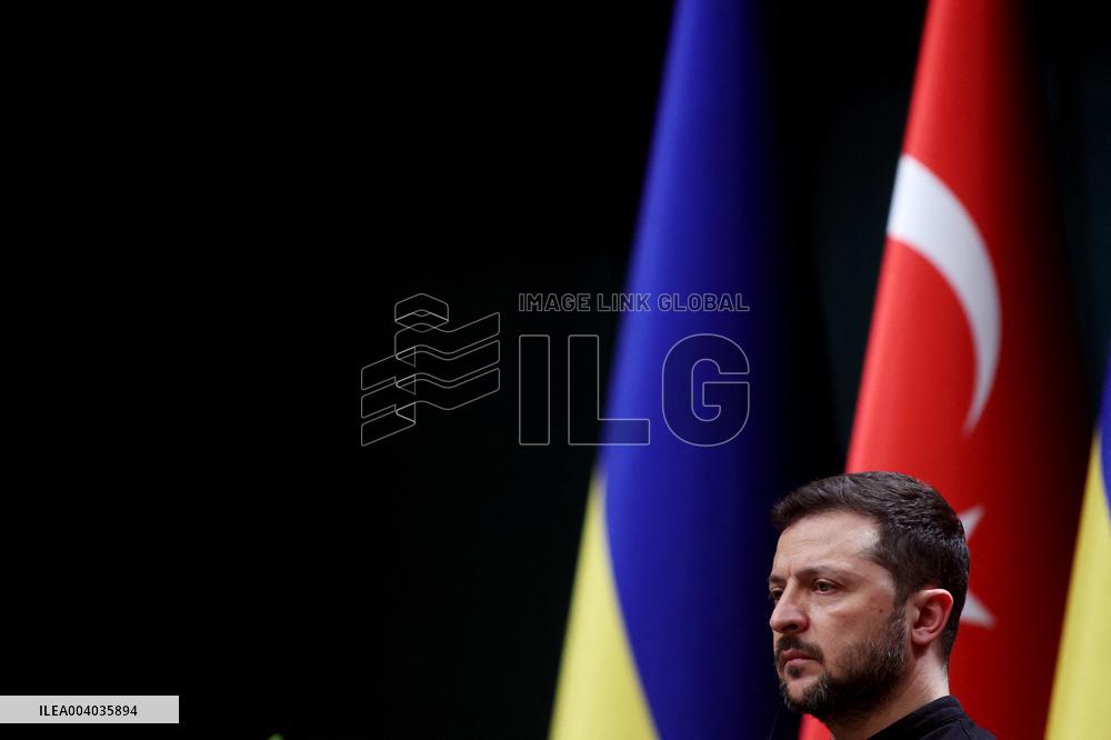 Zelensky And Erdogan Press Conference - Ankara