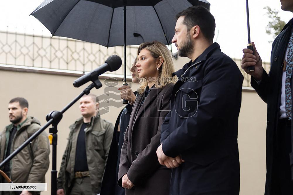 Zelensky And First Lady Inaugurate Ukraine's New Embassy - Ankara