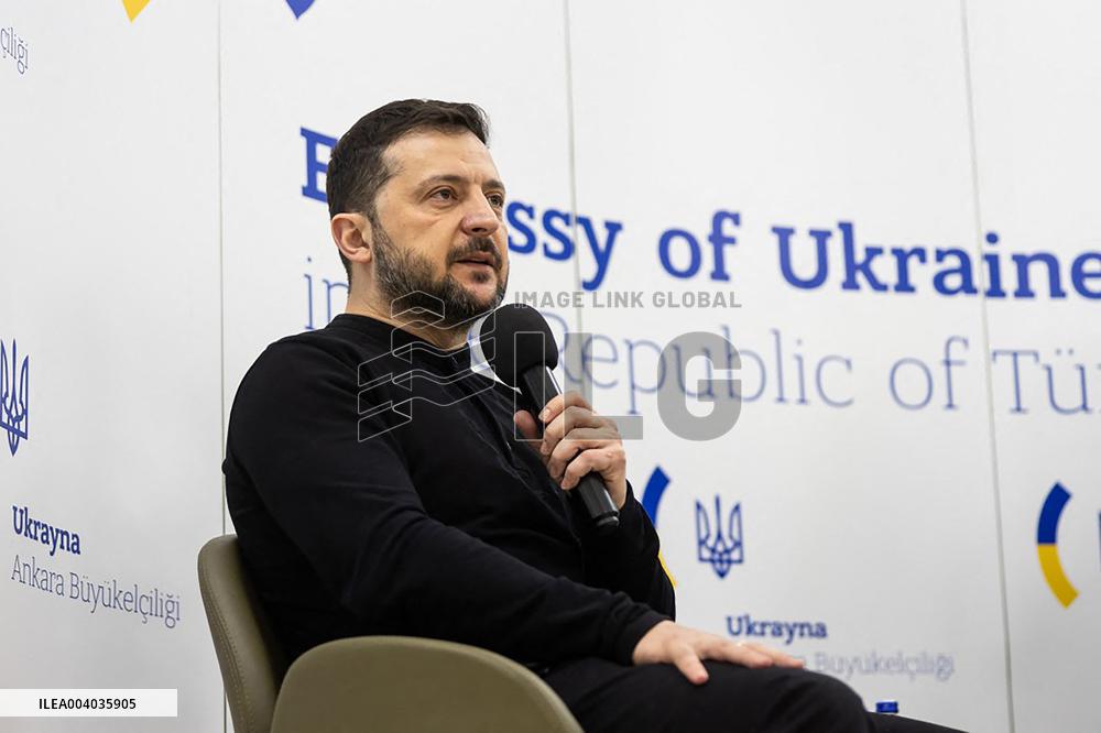 Zelensky And First Lady Inaugurate Ukraine's New Embassy - Ankara