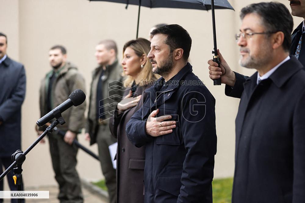 Zelensky And First Lady Inaugurate Ukraine's New Embassy - Ankara