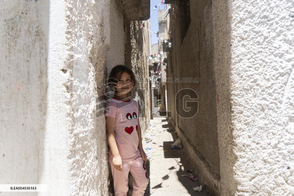 Balata Refugee Camp In The Occupied West Bank