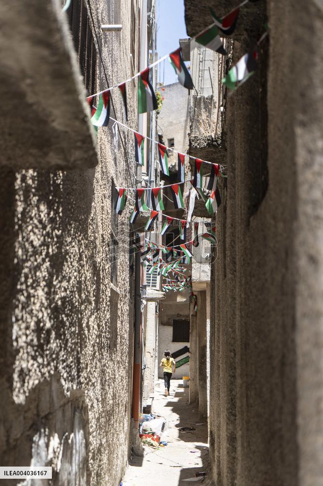 Balata Refugee Camp In The Occupied West Bank