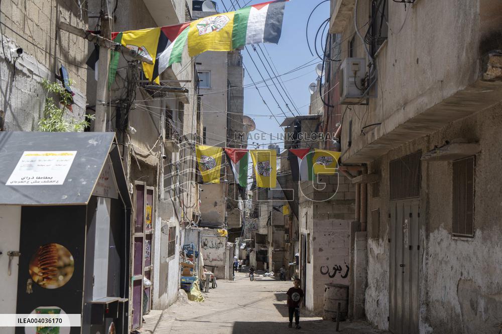 Balata Refugee Camp In The Occupied West Bank