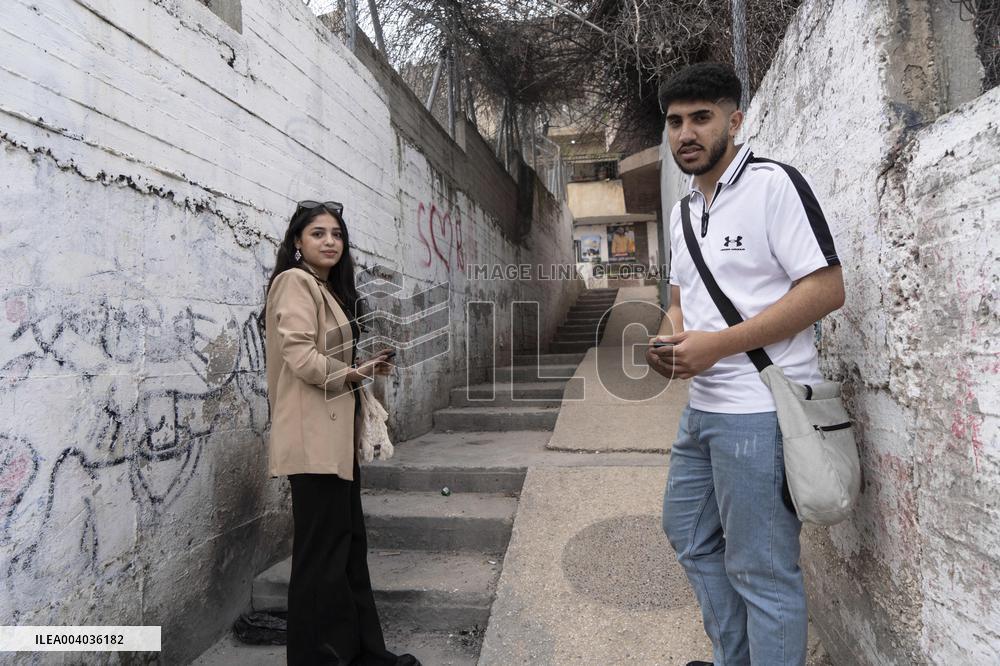 Balata Refugee Camp In The Occupied West Bank