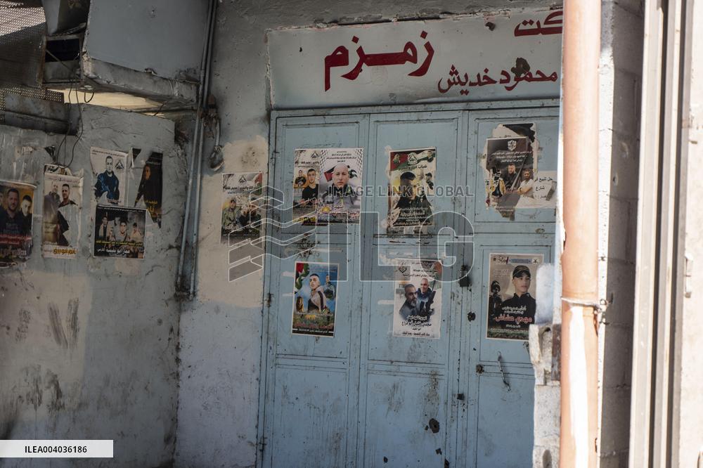 Balata Refugee Camp In The Occupied West Bank