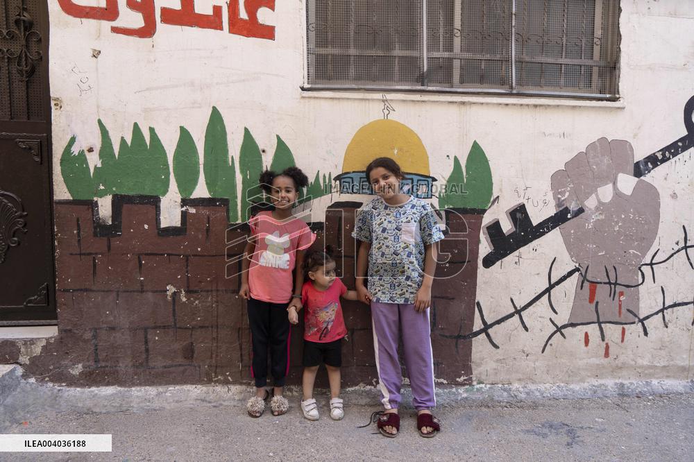 Balata Refugee Camp In The Occupied West Bank