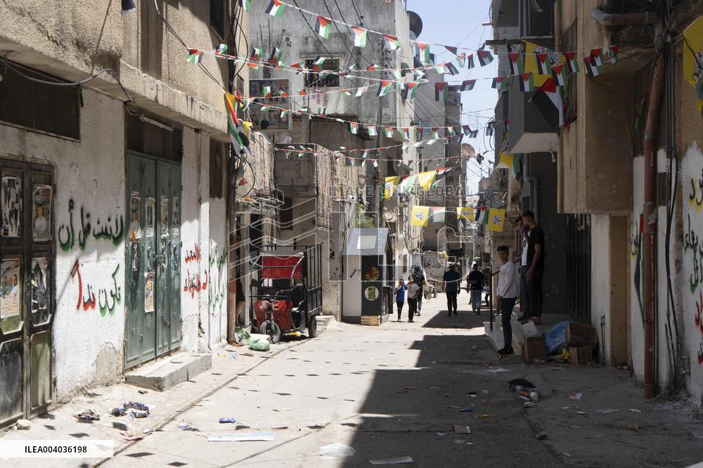 Balata Refugee Camp In The Occupied West Bank