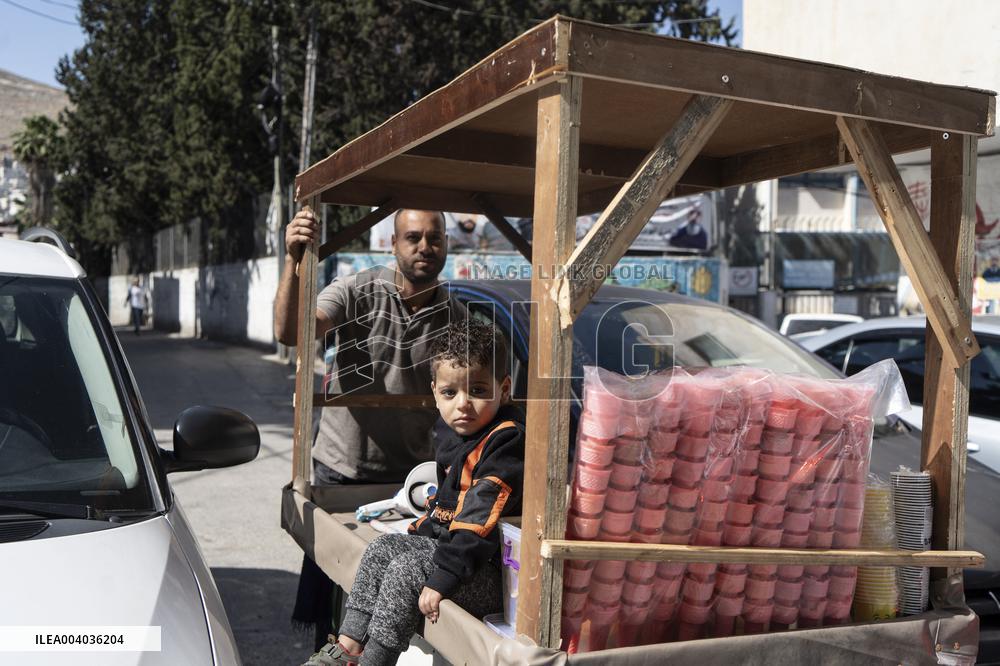 Balata Refugee Camp In The Occupied West Bank