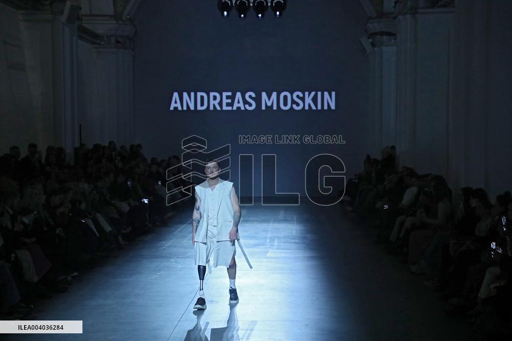 War veterans take to catwalk at Ukrainian Fashion Week