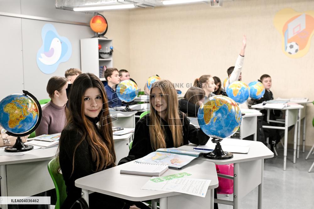 Another underground school opens in Zaporizhzhia region