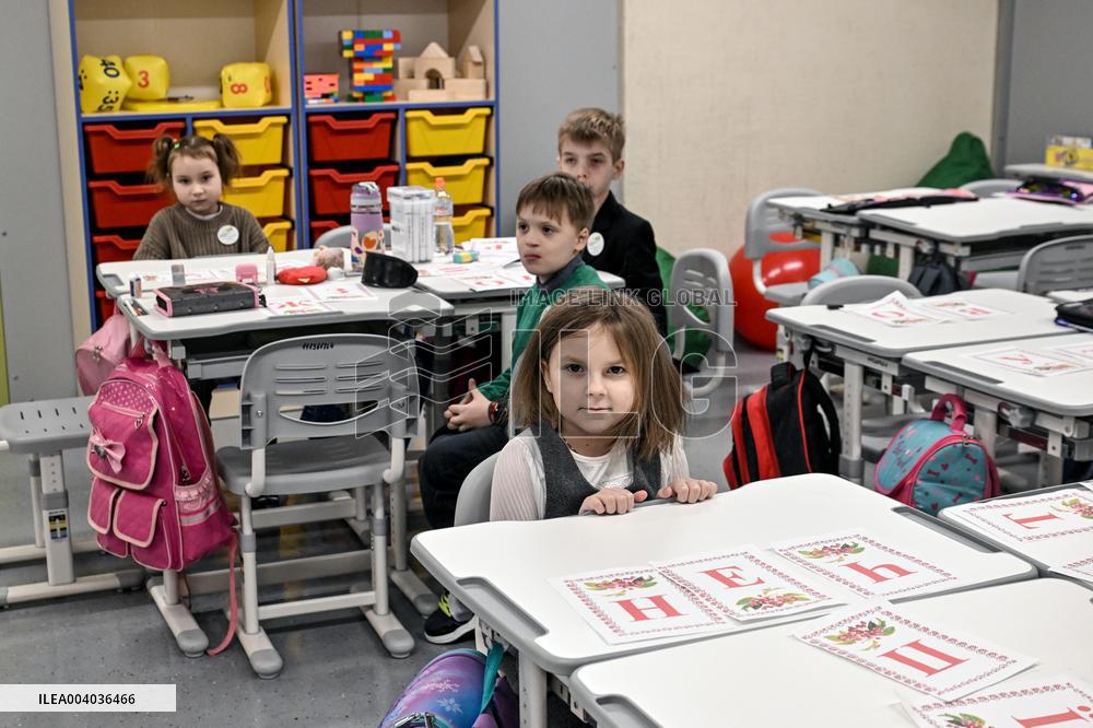 Another underground school opens in Zaporizhzhia region