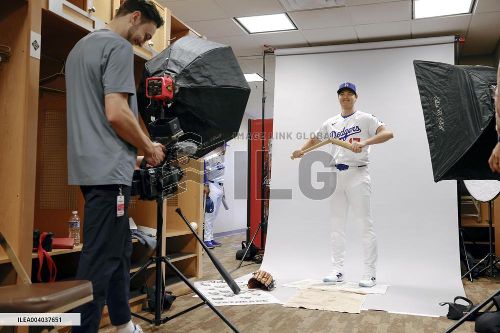Baseball: Media photo for Dodgers players