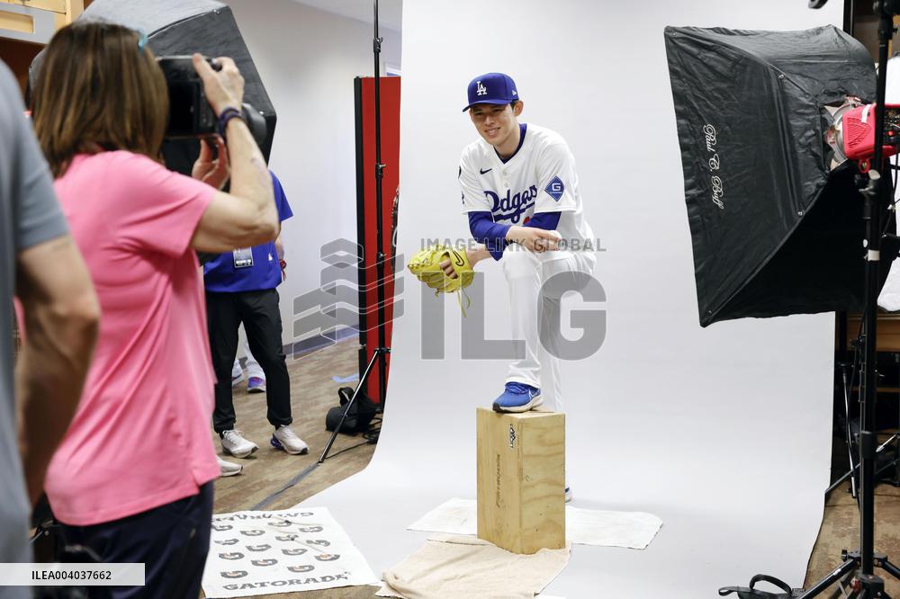 Baseball: Media photo for Dodgers players