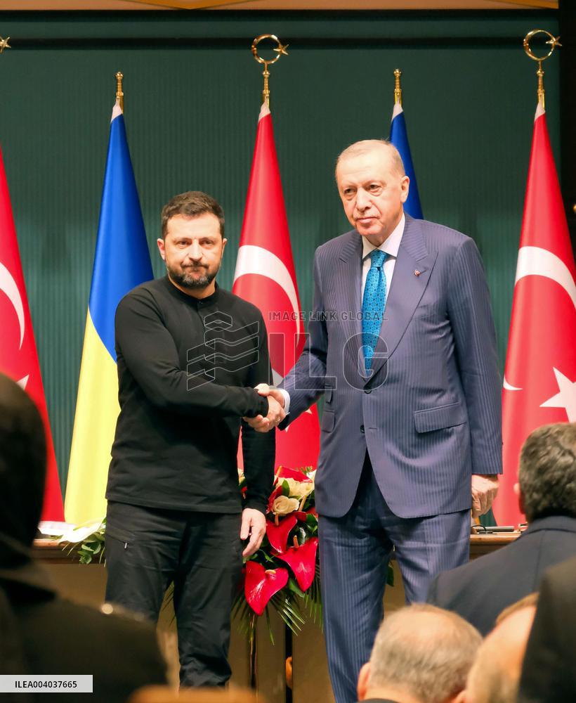 Zelenskyy, Erdogan hold talks in Ankara
