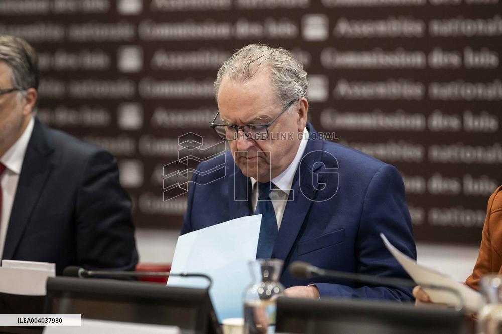 Richard Ferrand Hearing At National Assembly - Paris