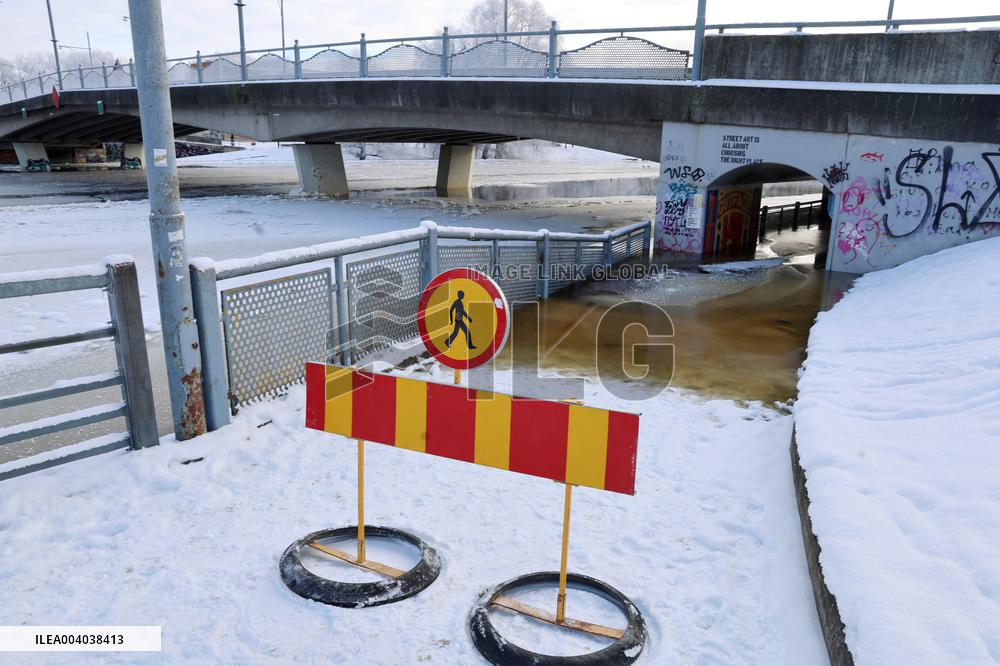 Environment Agency issues level one flood warning for Tartu area