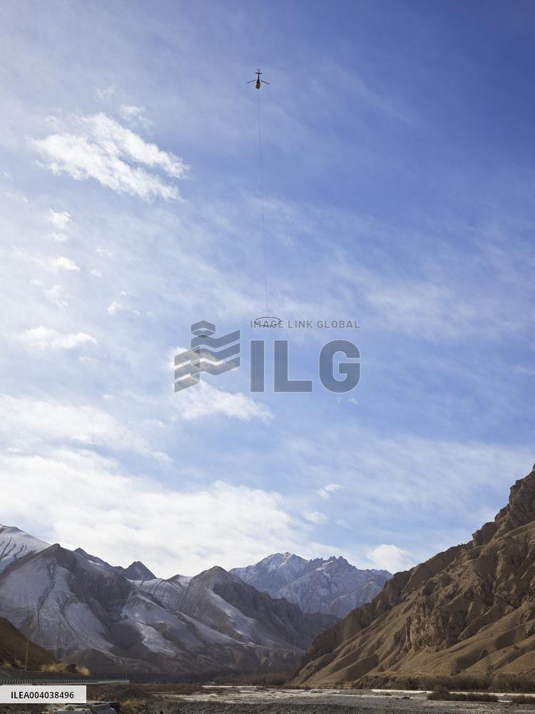 The Helicopter Airborne Magnetotelluric Detection System - China