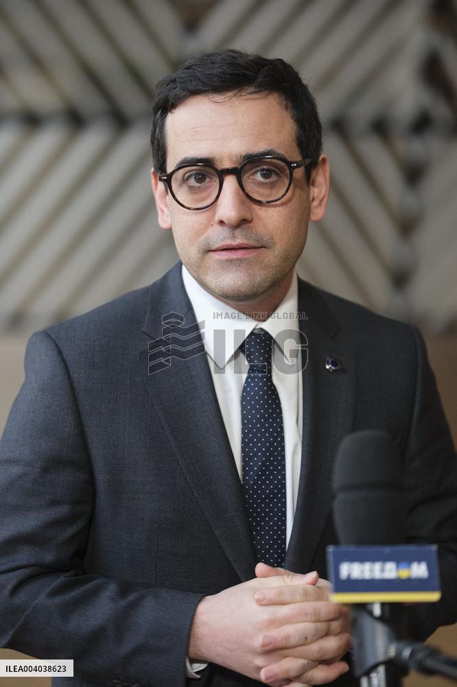 Stephane Sejourne At EU headquarters - Brussels