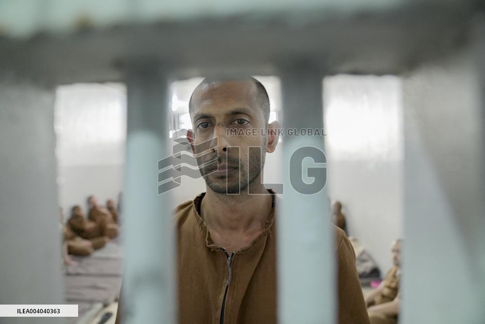 Prisoned ISIS fighters in the Kurdish region - Northeastern Syria