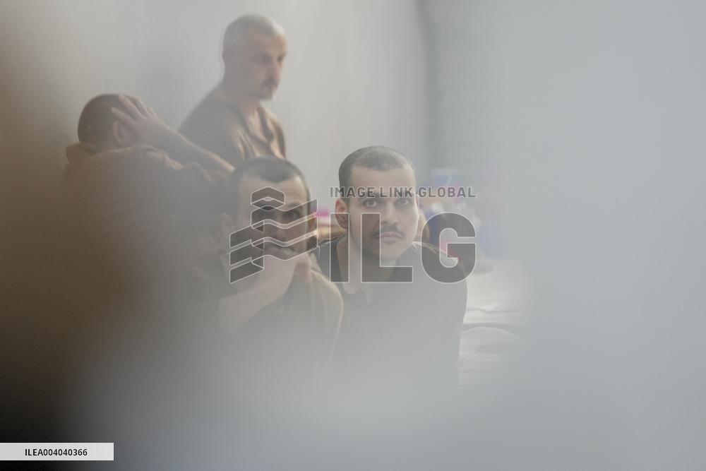 Prisoned ISIS fighters in the Kurdish region - Northeastern Syria