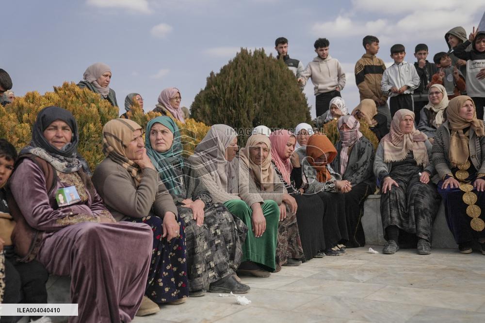 Funeral of two SDF fighters killed by Turkish-backed SNA - Kobani