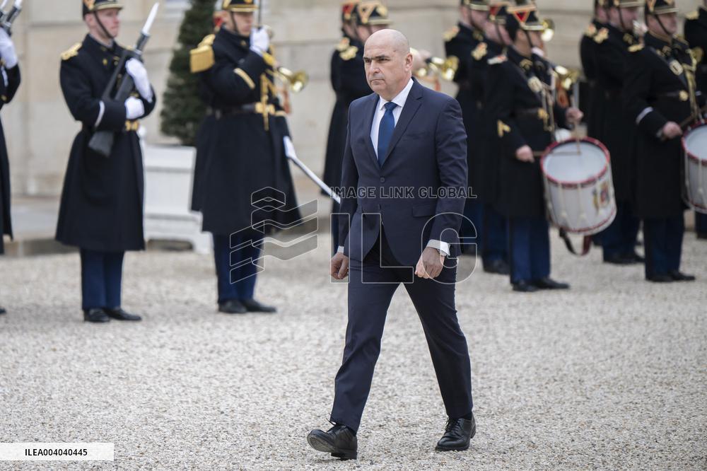 French President Welcomes Romanian President - Paris