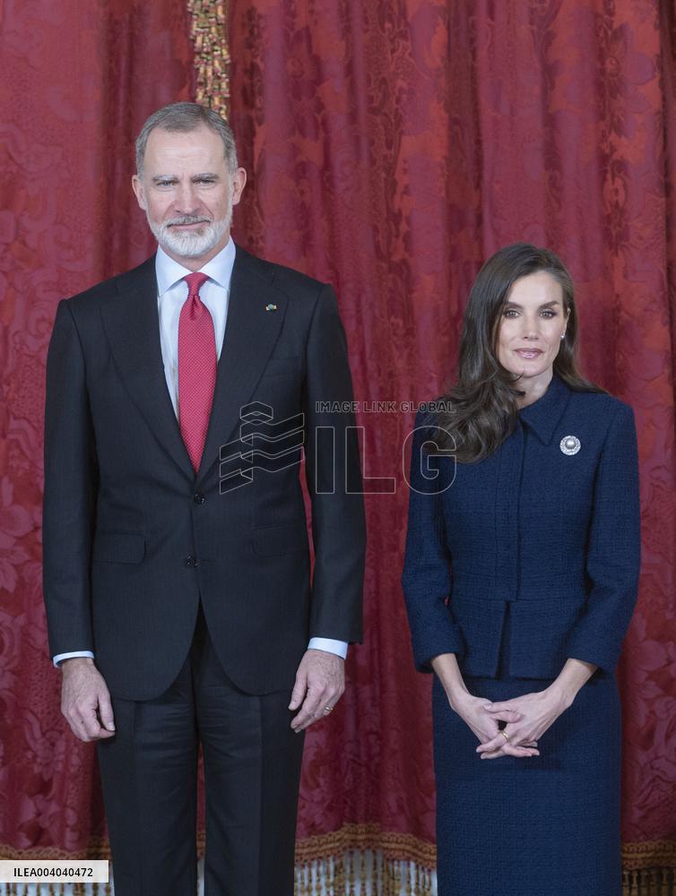 Royals Host Luncheon In Honor Of Egypt's President - Madrid